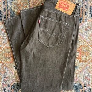 Levi's Men's Dark Brown Straight Jeans